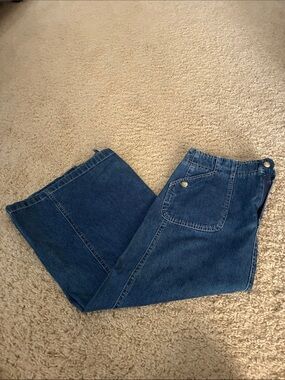 White Stag Blue Denim Petite Vintage Skirt